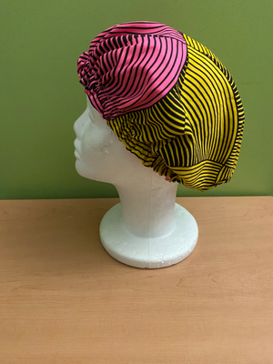 Kids Ankara Bonnet