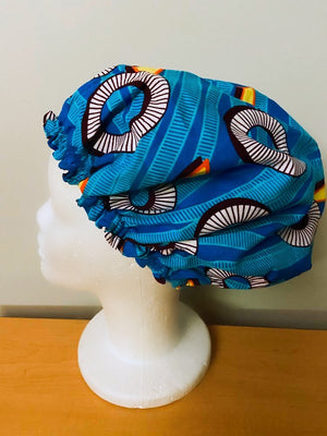 Ankara Satin Lined Bonnet
