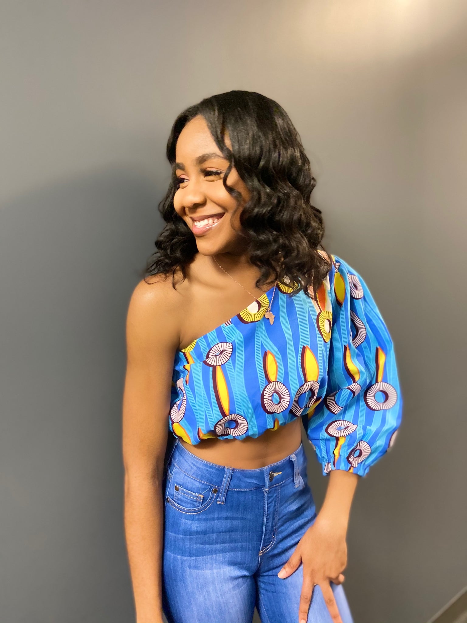 Ankara One Arm Top