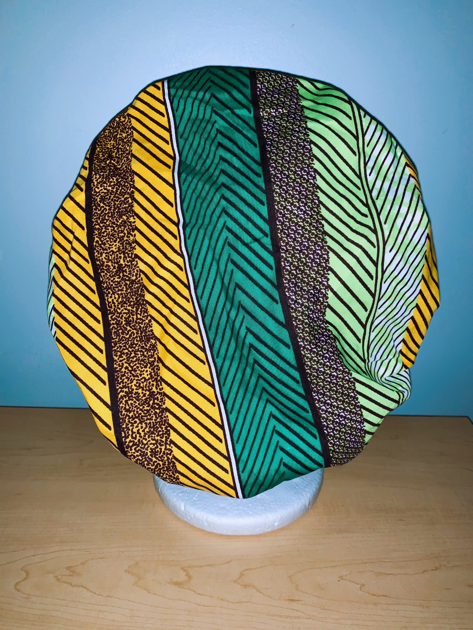 Ankara Satin Lined Bonnet