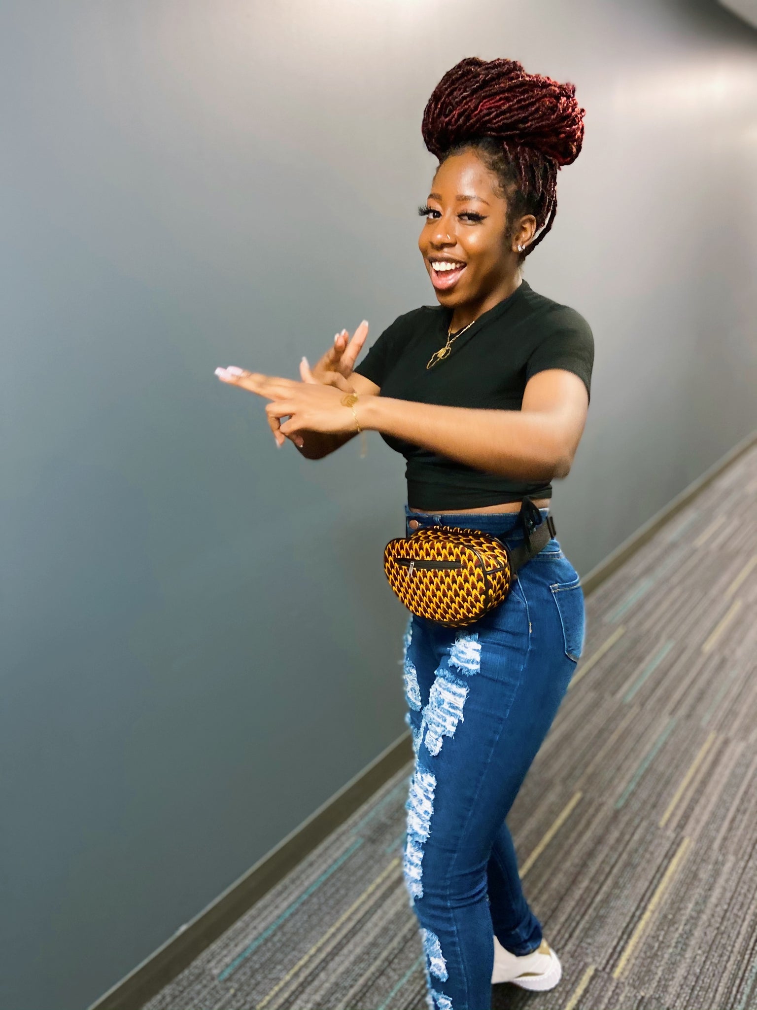 Ankara Fanny Pack