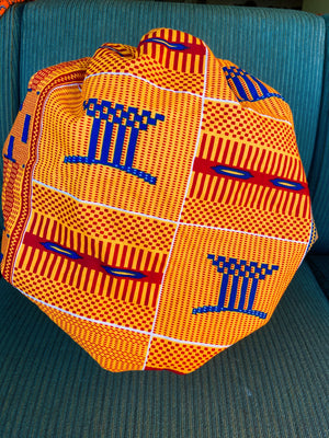 Ankara Satin Lined Bonnet