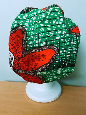 Ankara Satin Lined Bonnet