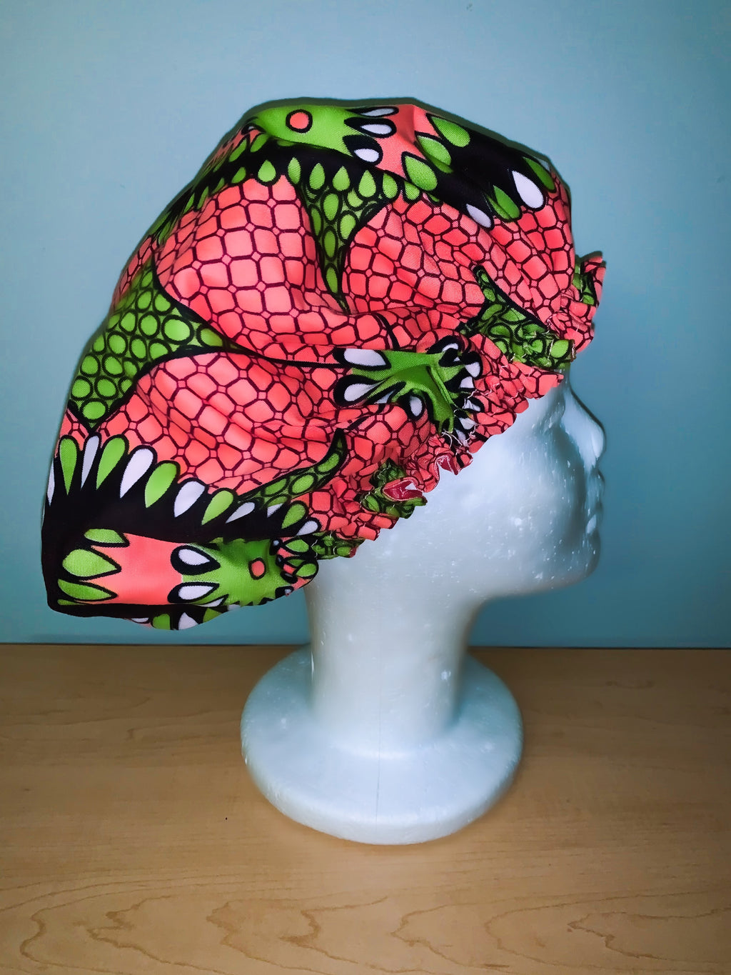 Ankara Satin Lined Bonnet