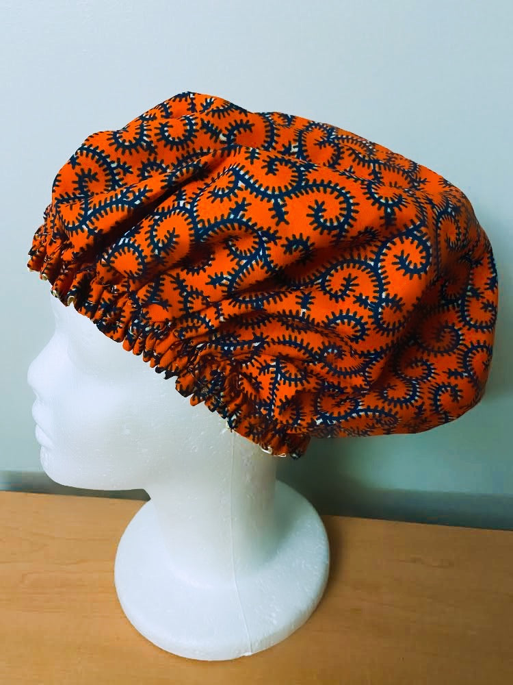 Ankara Satin Lined Bonnet