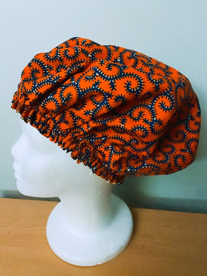 Ankara Satin Lined Bonnet