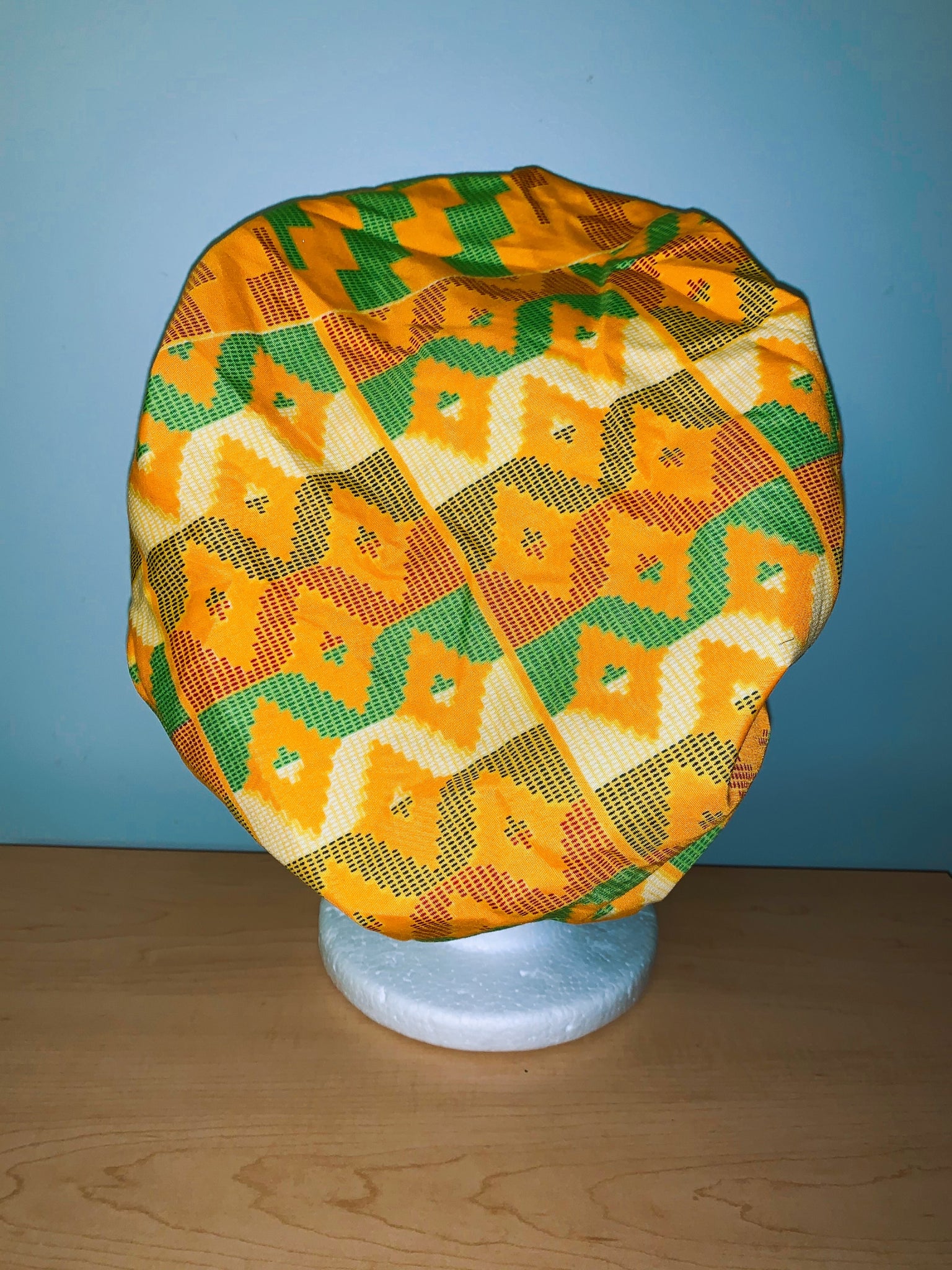 Ankara Satin Lined Bonnet