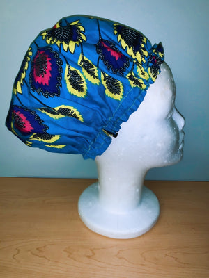 Ankara Satin Lined Bonnet