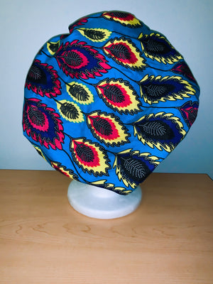 Ankara Satin Lined Bonnet