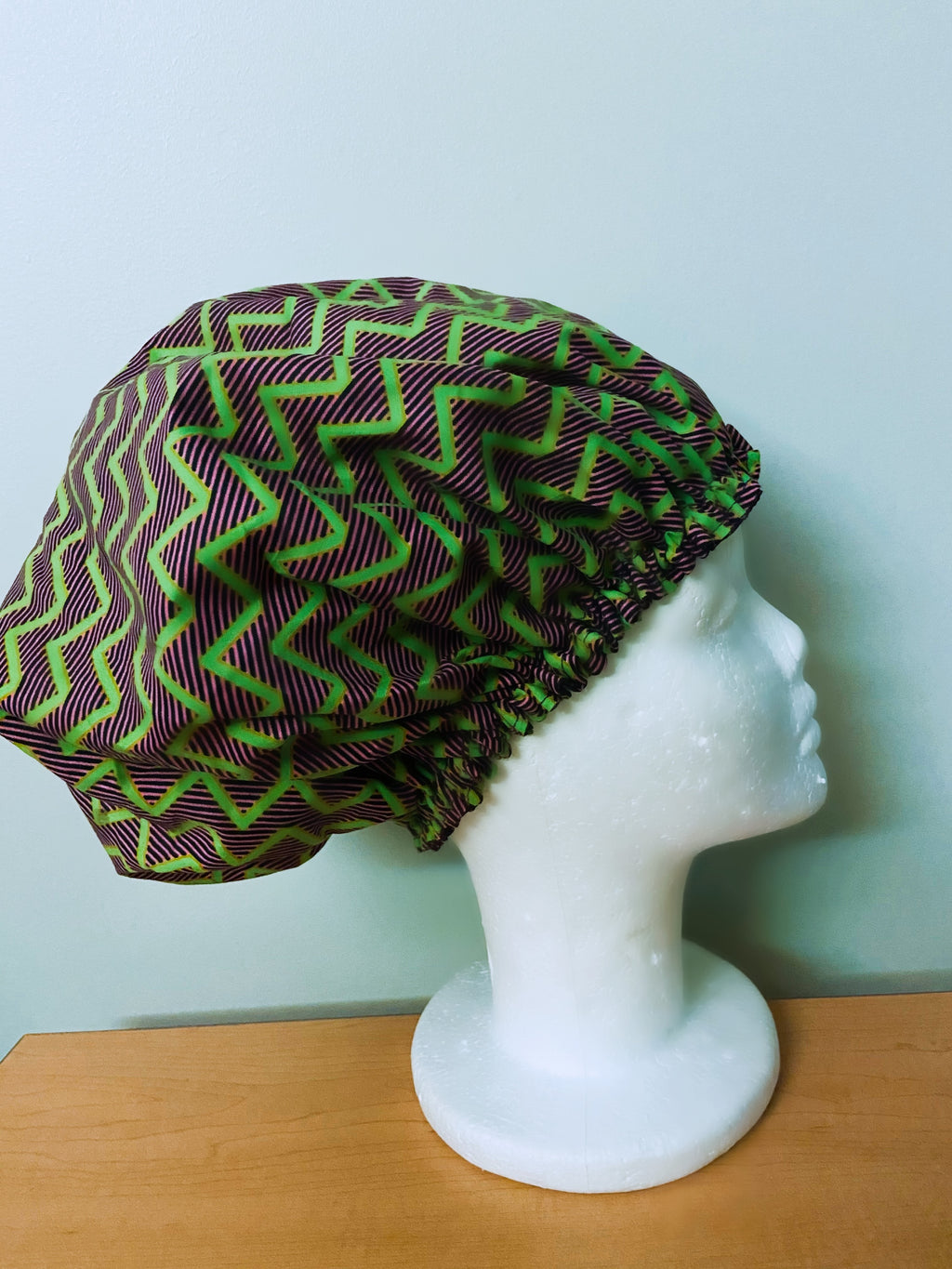 Ankara Satin Lined Bonnet
