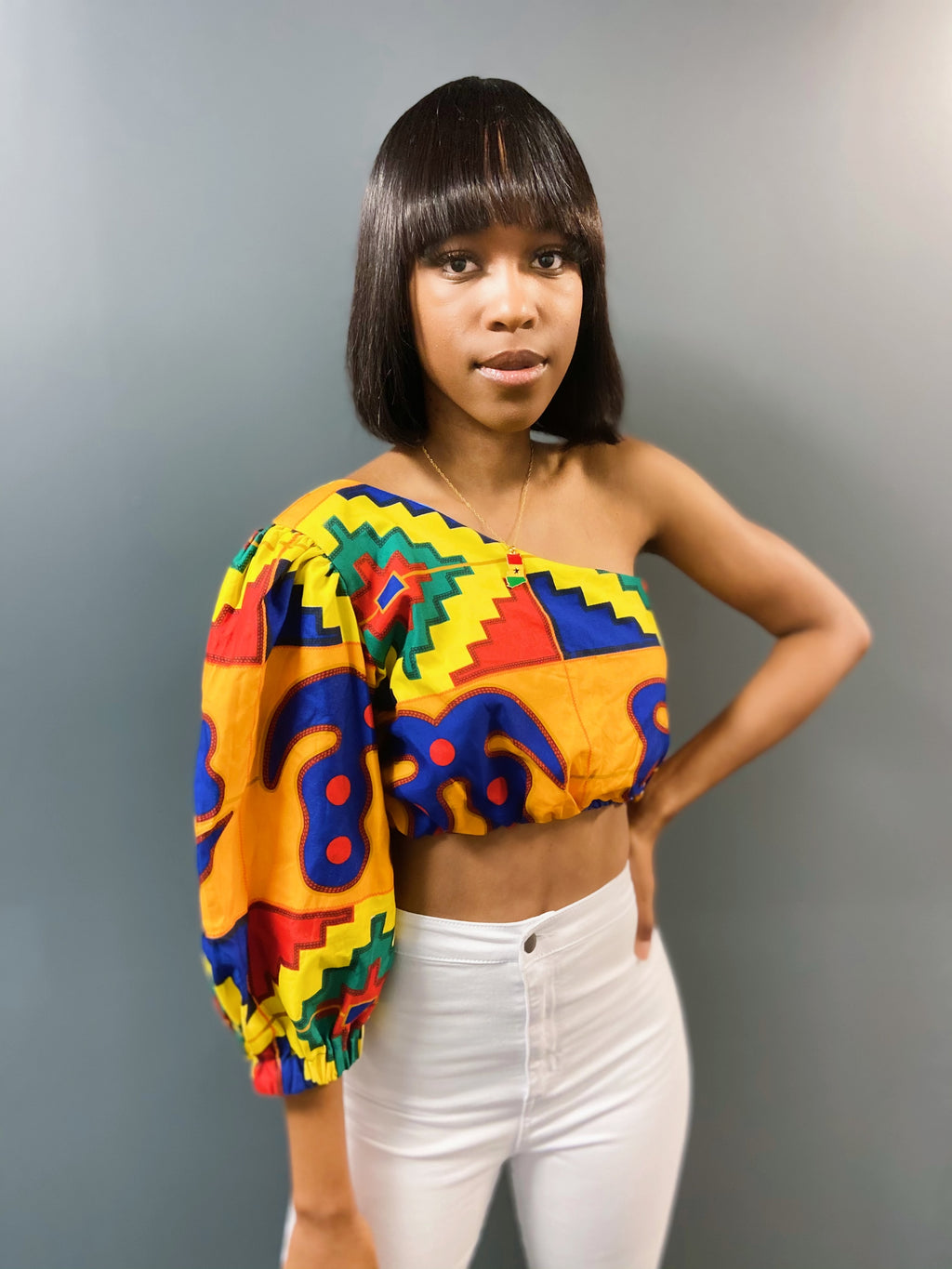Ankara One Arm Top