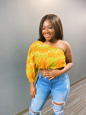 Ankara One Arm Top