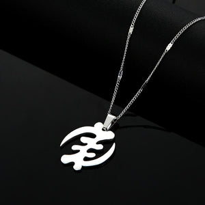 GYE NYAME SILVER NECKLACE