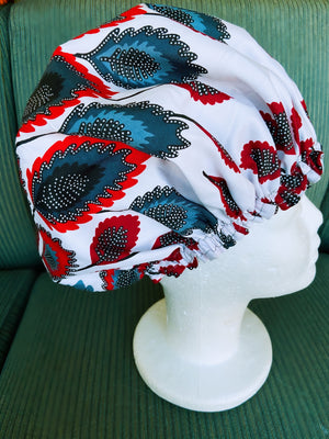 Ankara Satin Lined Bonnet