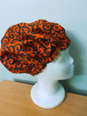 Ankara Satin Lined Bonnet