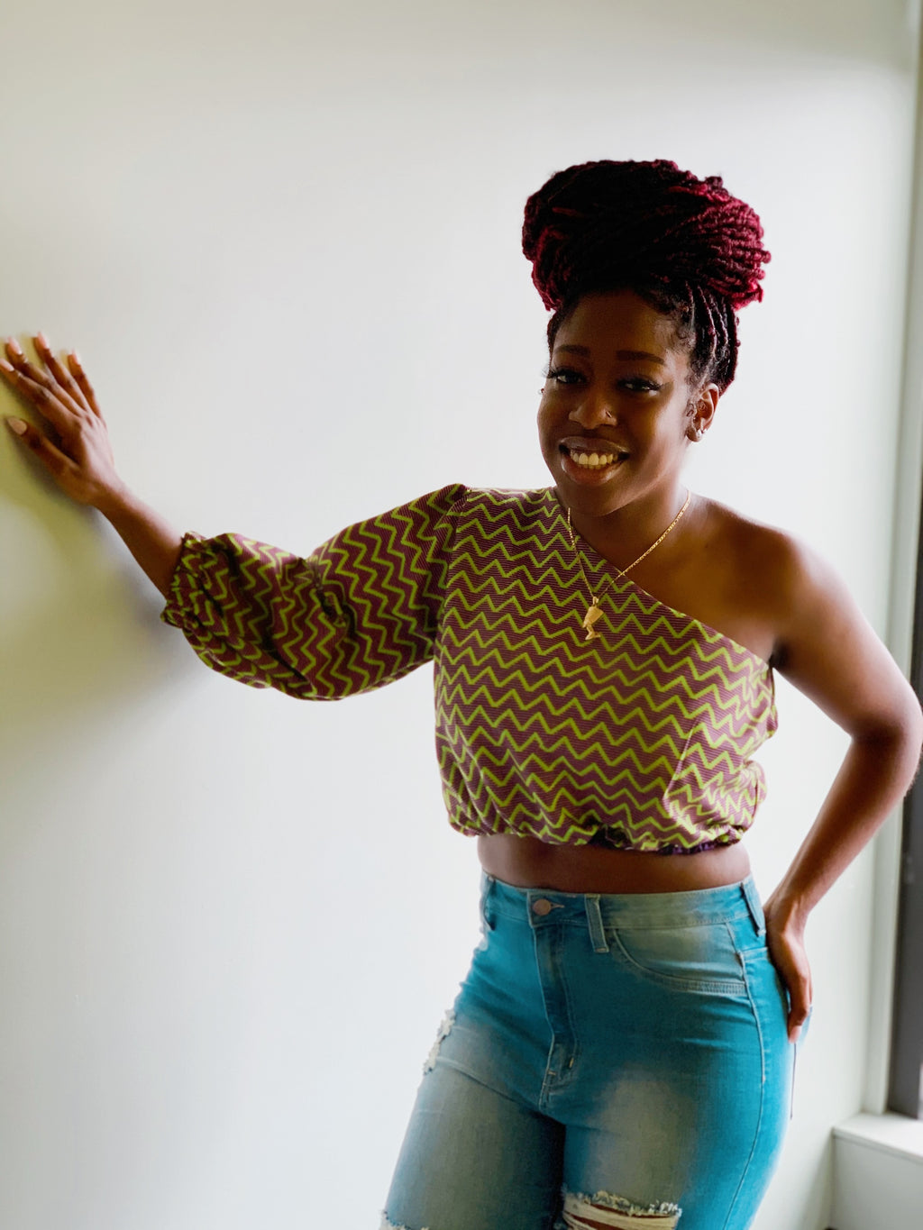 Ankara One Arm Top