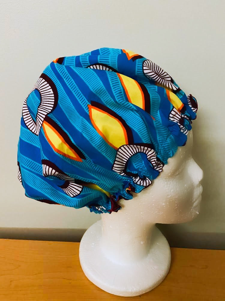 Ankara Satin Lined Bonnet