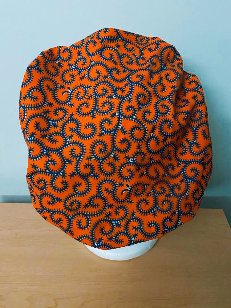 Ankara Satin Lined Bonnet