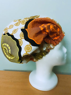 Ankara Satin Lined Bonnet