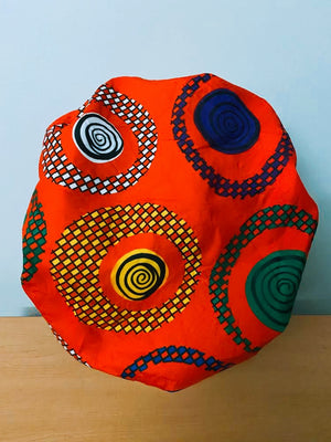 Ankara Satin Lined Bonnet