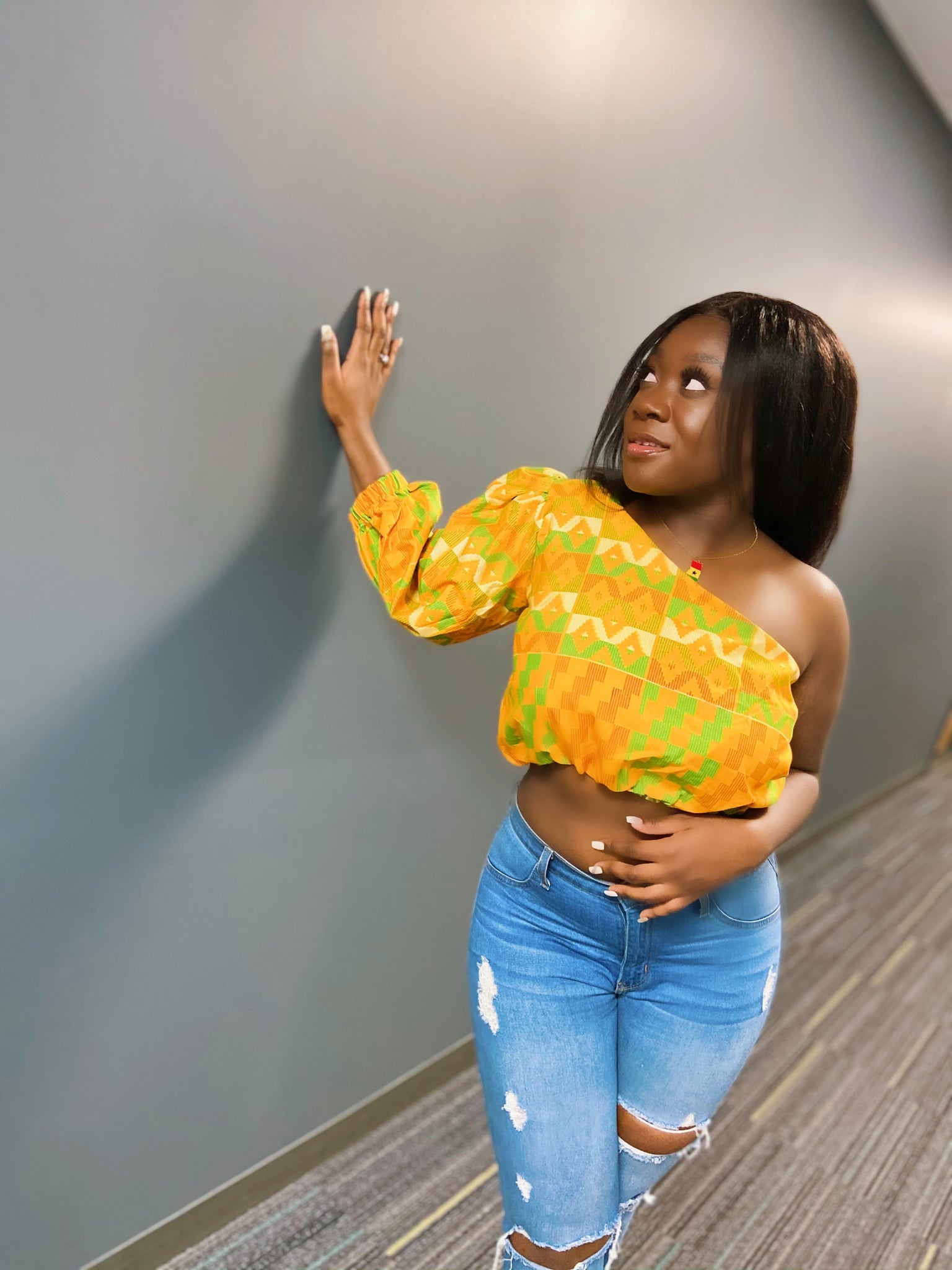 Ankara One Arm Top