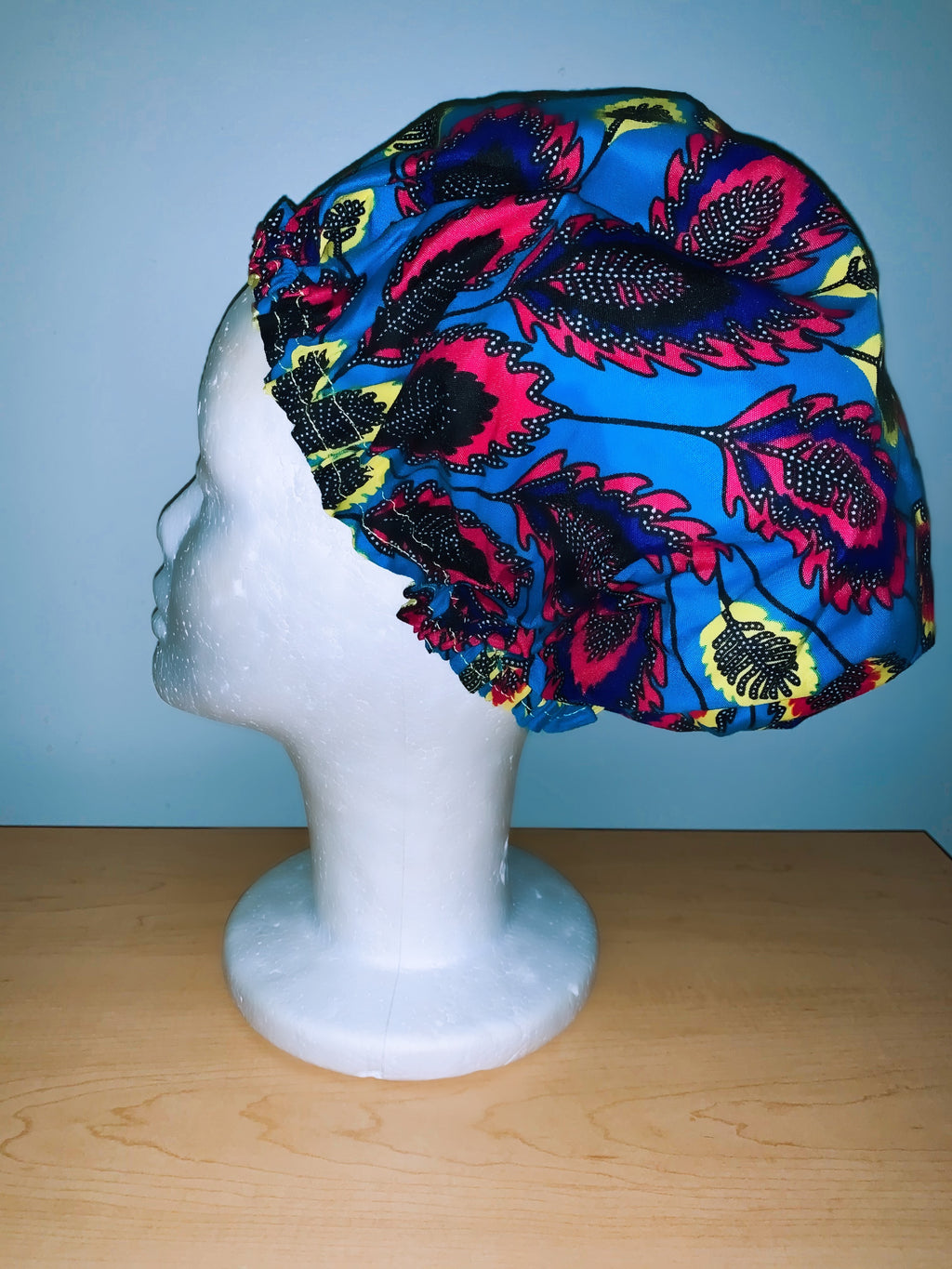 Ankara Satin Lined Bonnet