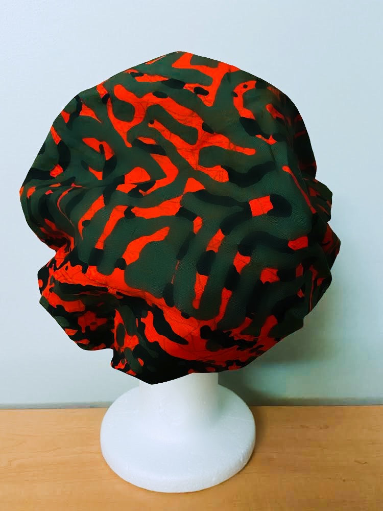 Ankara Satin Lined Bonnet