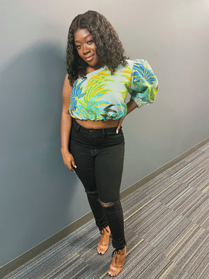 Ankara One Arm Top