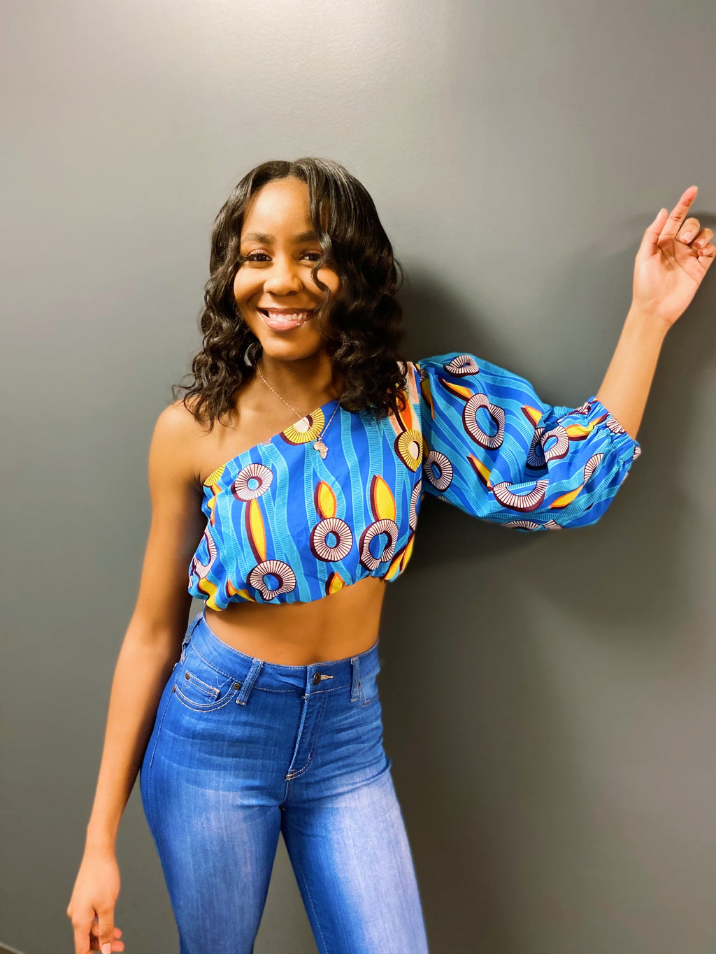 Ankara One Arm Top