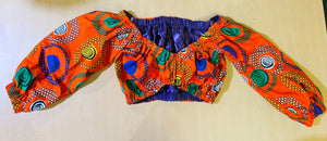 Ankara Off The Shoulder Top