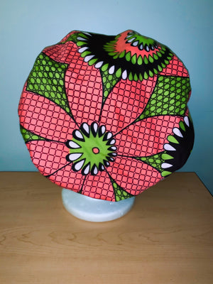Ankara Satin Lined Bonnet