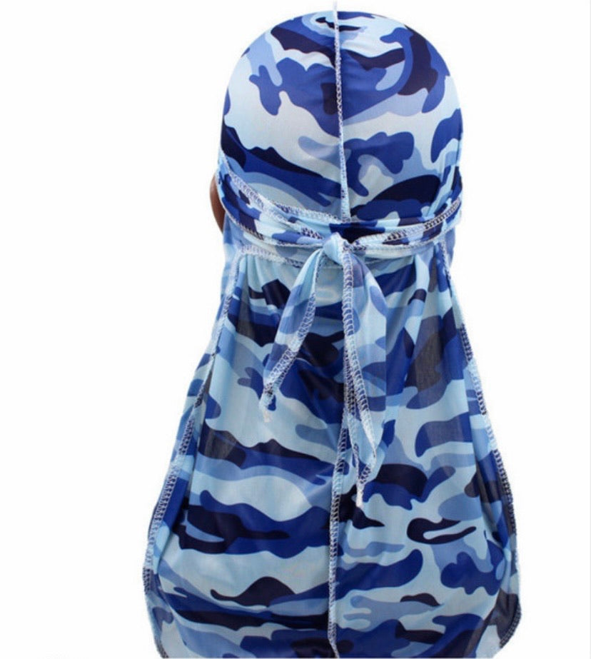 Blue Camo Durag