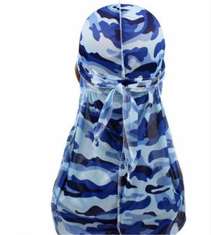Blue Camo Durag
