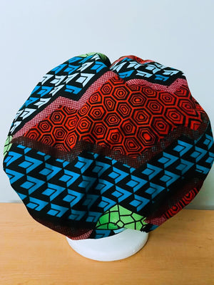 Ankara Satin Lined Bonnet